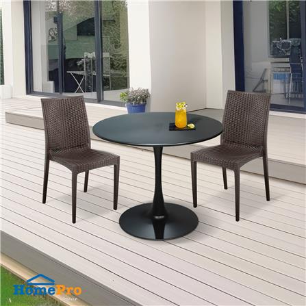 โต๊ะเหล็ก SPRING MIXY สีดำ_3