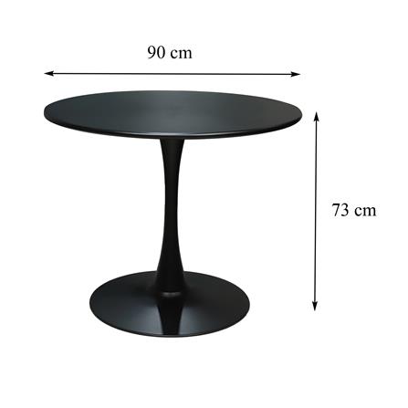 โต๊ะเหล็ก SPRING MIXY สีดำ_5