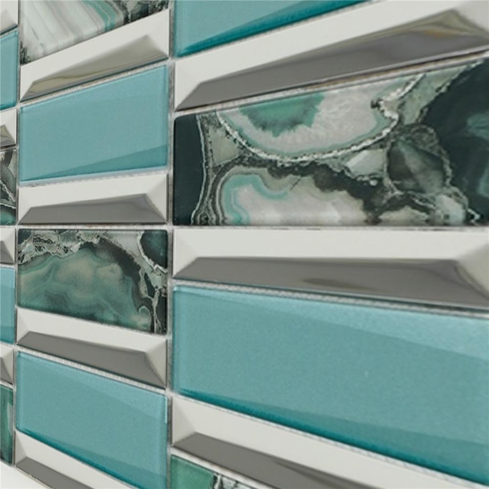 โมเสคแก้ว 30x30 ซม. TARA ลาพิส เขียว