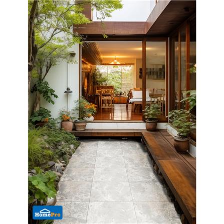 กระเบื้องพื้นพอร์ซเลน  40x40 ซม. TARA บราเก้ เทาอ่อน A 0.96 ตร.ม._2