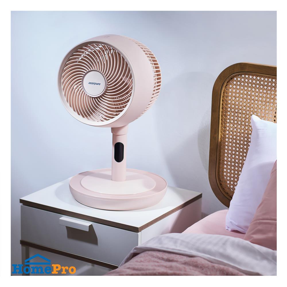 พัดลมตั้งพื้น 9 นิ้ว ACERPURE F2 AF773-20P สีชมพู