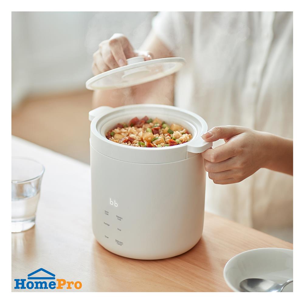 หม้อหุงข้าว DIGITAL LOCKNLOCK EJR314IVY 0.6 ลิตร สีครีมงาช้าง