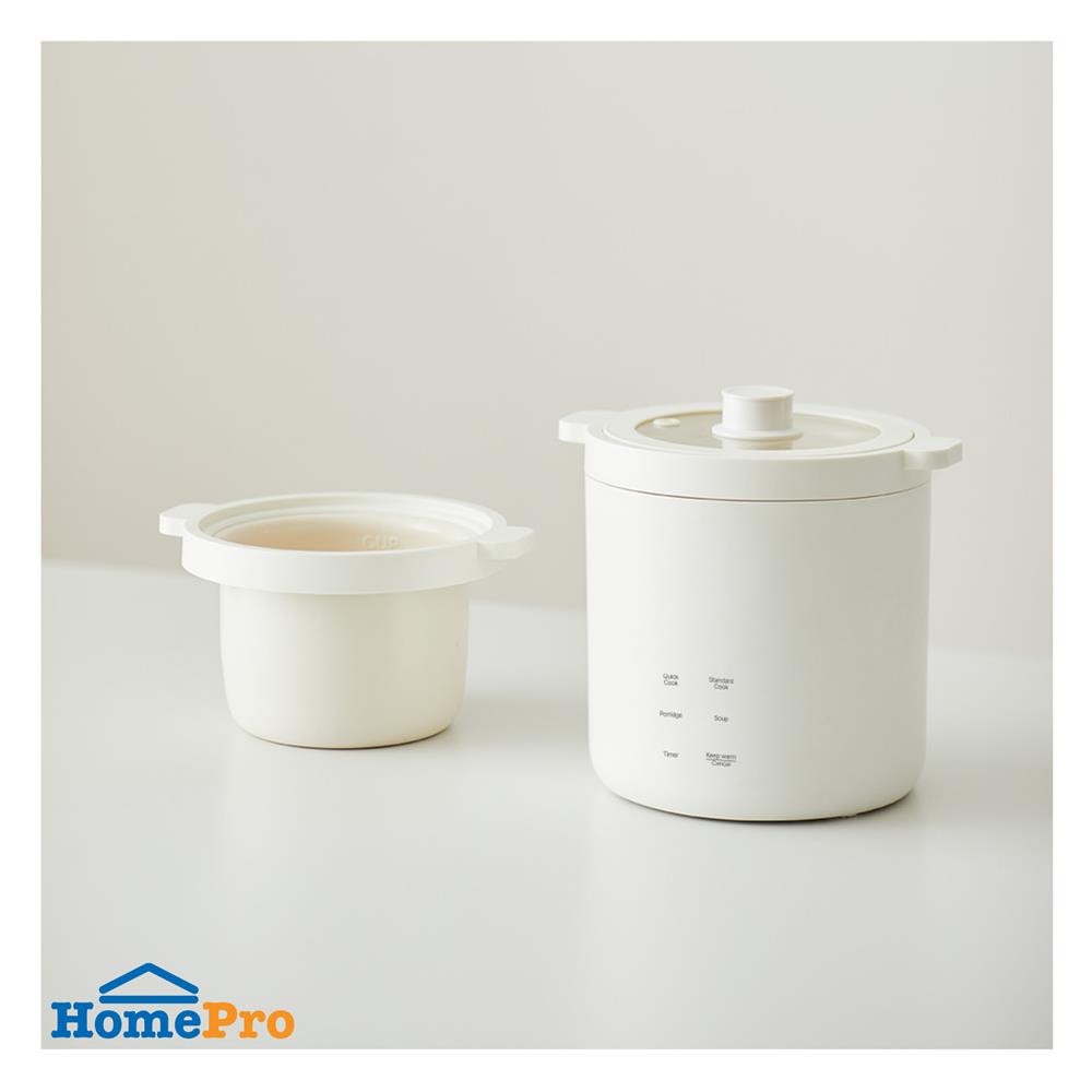 หม้อหุงข้าว DIGITAL LOCKNLOCK EJR314IVY 0.6 ลิตร สีครีมงาช้าง