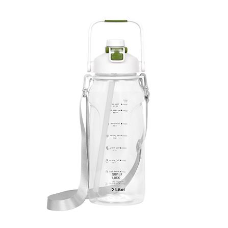 ขวดน้ำ PP SUPER LOCK CLASSIC 6931 2 ลิตร สีเขียว_0