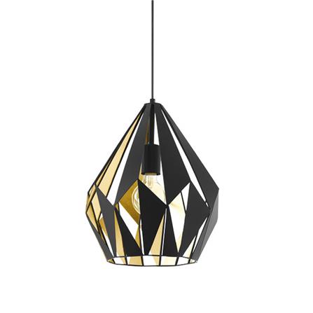 ไฟช่อ EGLO CARLTON 1 49931 สีดำ/ทอง 1 หัว_1