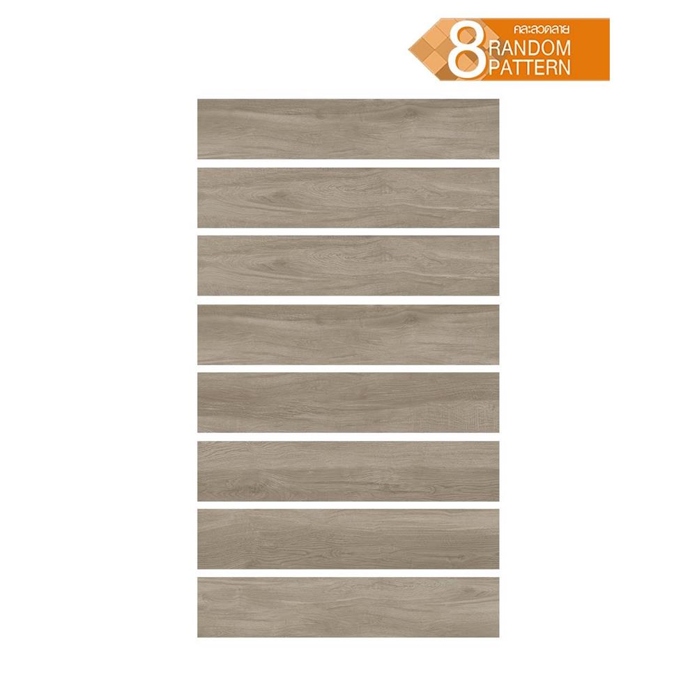 กระเบื้องพื้น 20x100 ซม. TARA มิชิแกน น้ำตาล A 1.2 ตร.ม.