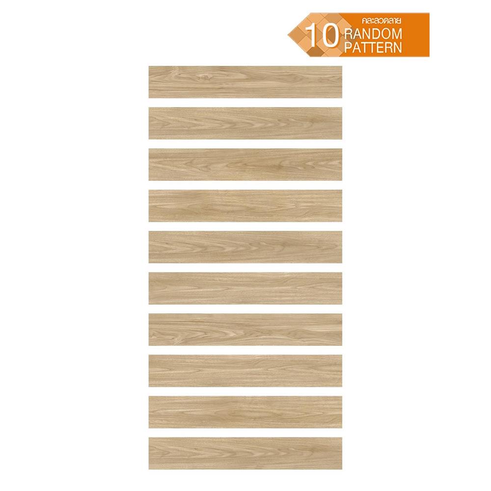 กระเบื้องพื้น 15x90 ซม. TARA เวียนนา น้ำตาลอ่อน A 1.215 ตร.ม.