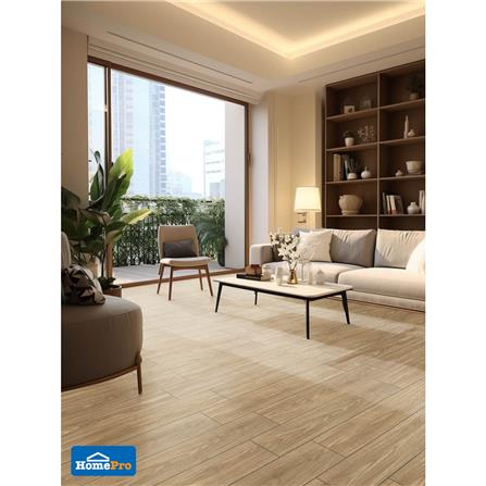 กระเบื้องพื้น 15x90 ซม. TARA เวียนนา น้ำตาลอ่อน A 1.215 ตร.ม._4