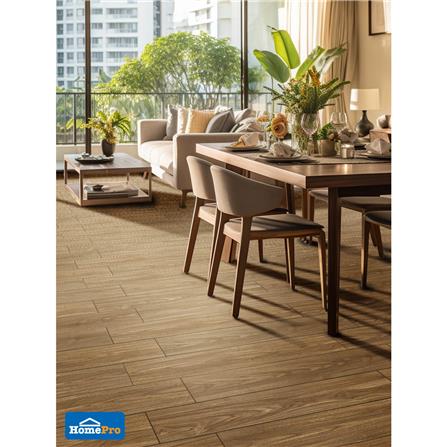 กระเบื้องพื้น 15x90 ซม. TARA เวียนนา น้ำตาลอ่อน A 1.215 ตร.ม._5