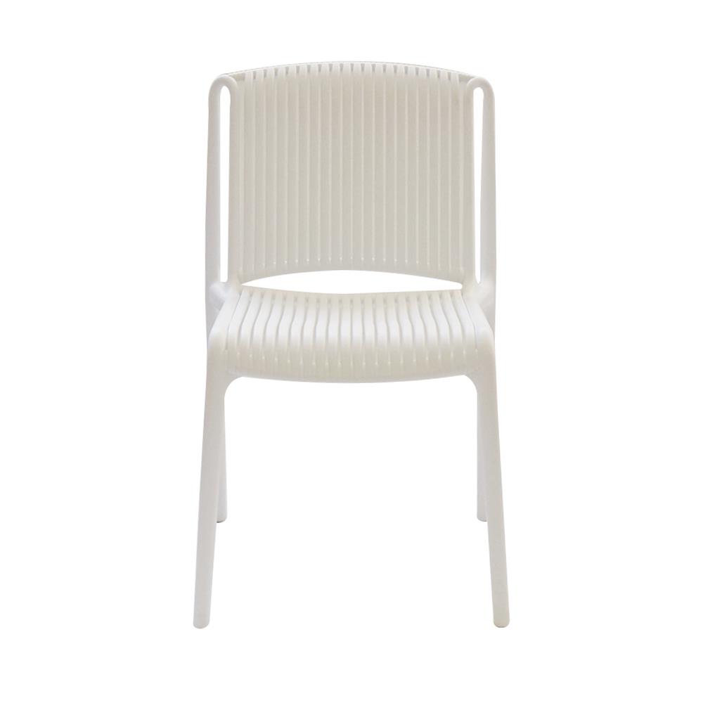 เก้าอี้พลาสติก PIONEER PN92618 สีขาว