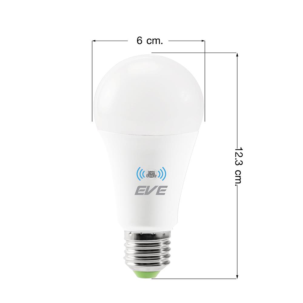 หลอด LED EVE A60 LIGHT SENSOR 13 วัตต์ DAYLIGHT E27