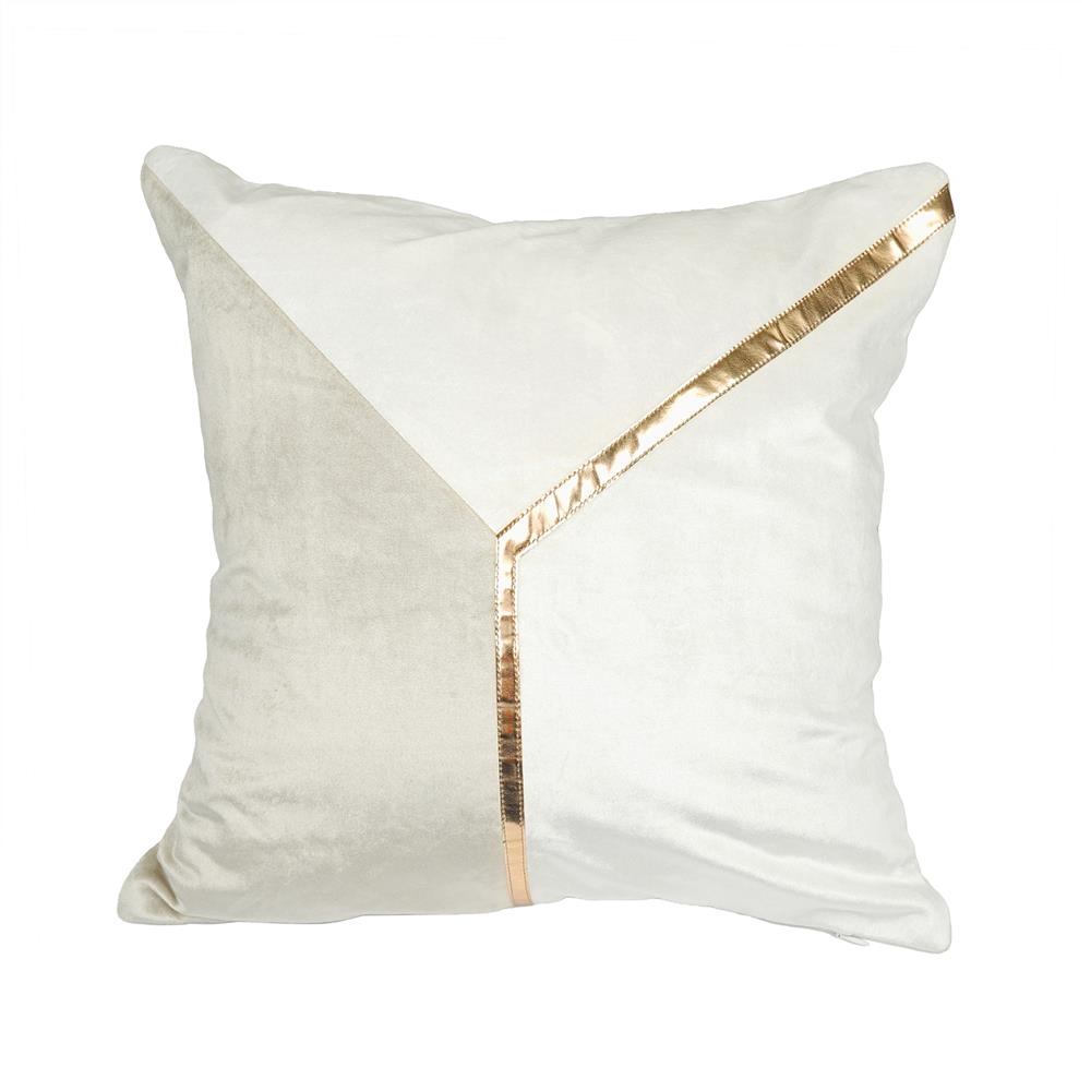 หมอนอิง HOME LIVING STYLE LEXY 18X18 นิ้ว สีครีม_0