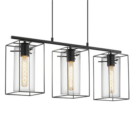 ไฟช่อ EGLO LONCINO 49496 สีดำ 3 หัว_1