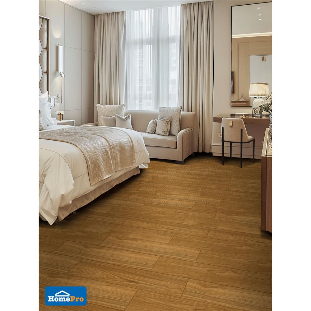 กระเบื้องพื้นพอร์ซเลน 20x120 ซม. TARA โบรโม่ น้ำตาลอ่อน A 1.2 ตร.ม.