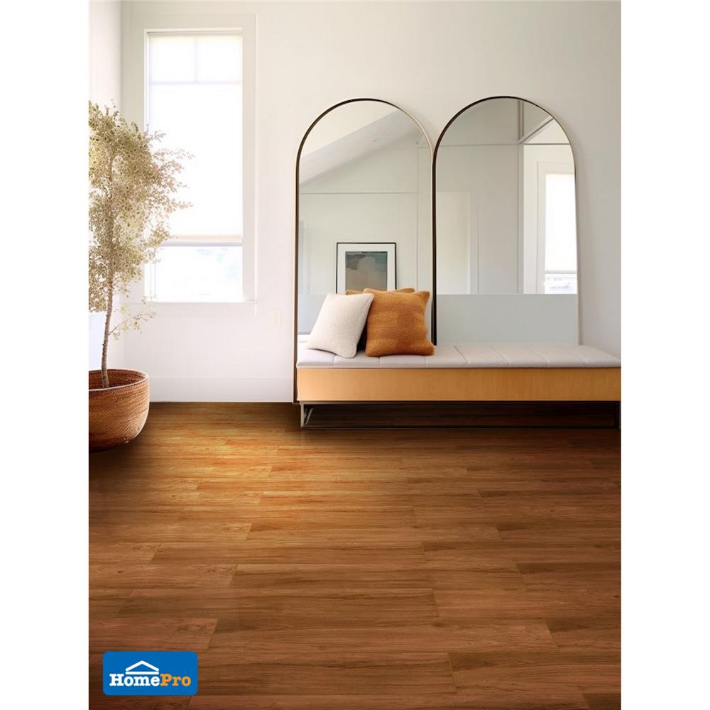 กระเบื้องพื้นพอร์ซเลน 20x120 ซม. TARA มันจาโร น้ำตาล A 1.2 ตร.ม.