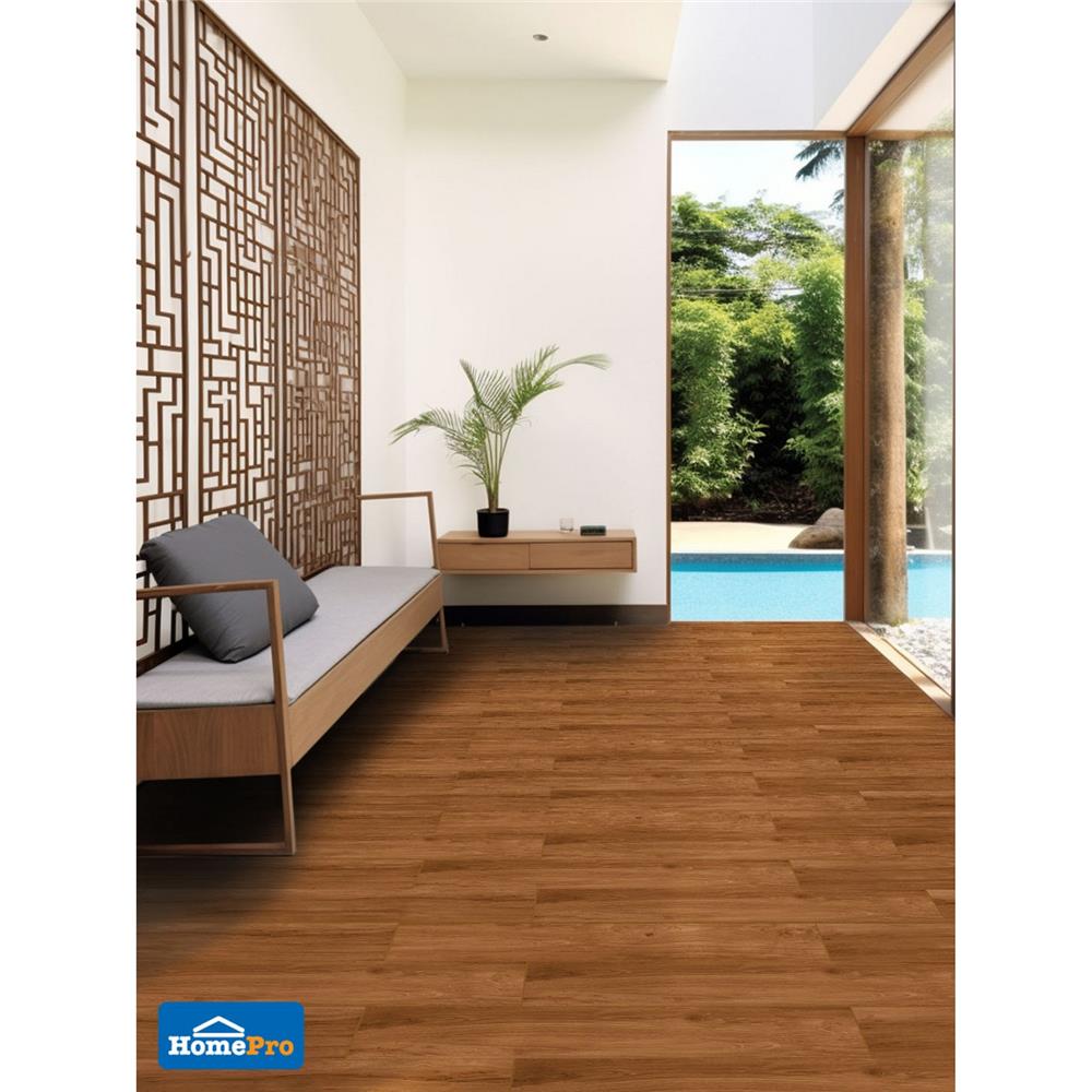 กระเบื้องพื้นพอร์ซเลน 20x120 ซม. TARA มันจาโร น้ำตาล A 1.2 ตร.ม.