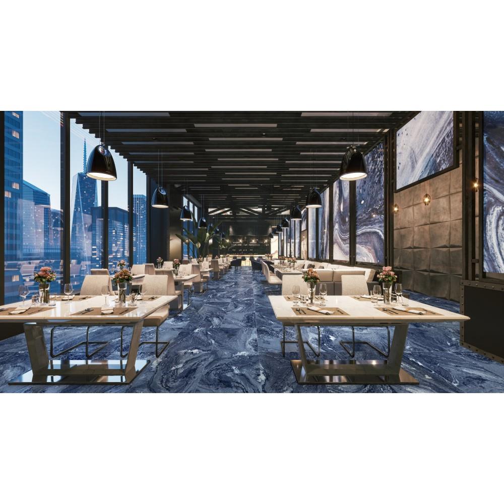 กระเบื้องพื้นพอร์ซเลน 60x60 ซม. COTTO ไฮด์อเวย์ อพ. อะซูล น้ำเงิน PM 1.44 ตร.ม.