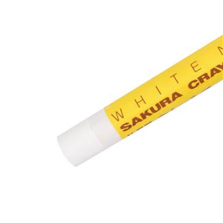 สีชอล์คเดี่ยว SAKURA สีขาว แพ็ก 4 ชิ้น_2