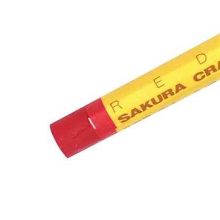 สีชอล์คเดี่ยว SAKURA สีแดง แพ็ก 4 ชิ้น_2