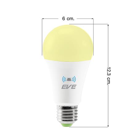 หลอด LED EVE A60 LIGHT SENSOR 13 วัตต์ WARM WHITE E27_7