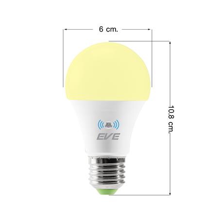 หลอด LED EVE A60 LIGHT SENSOR 9 วัตต์ WARM WHITE E27_7
