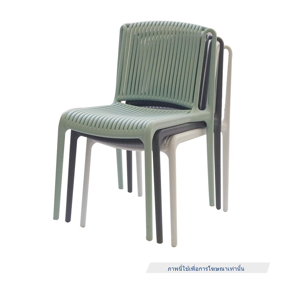 เก้าอี้พลาสติก PIONEER PN92618 สีเทา