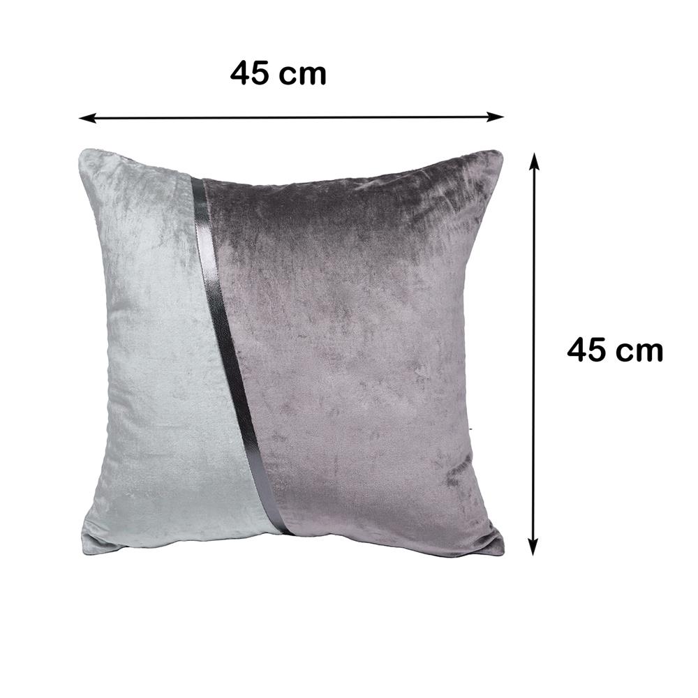 หมอนอิง HOME LIVING STYLE LEXY 18X18 นิ้ว สีเทา