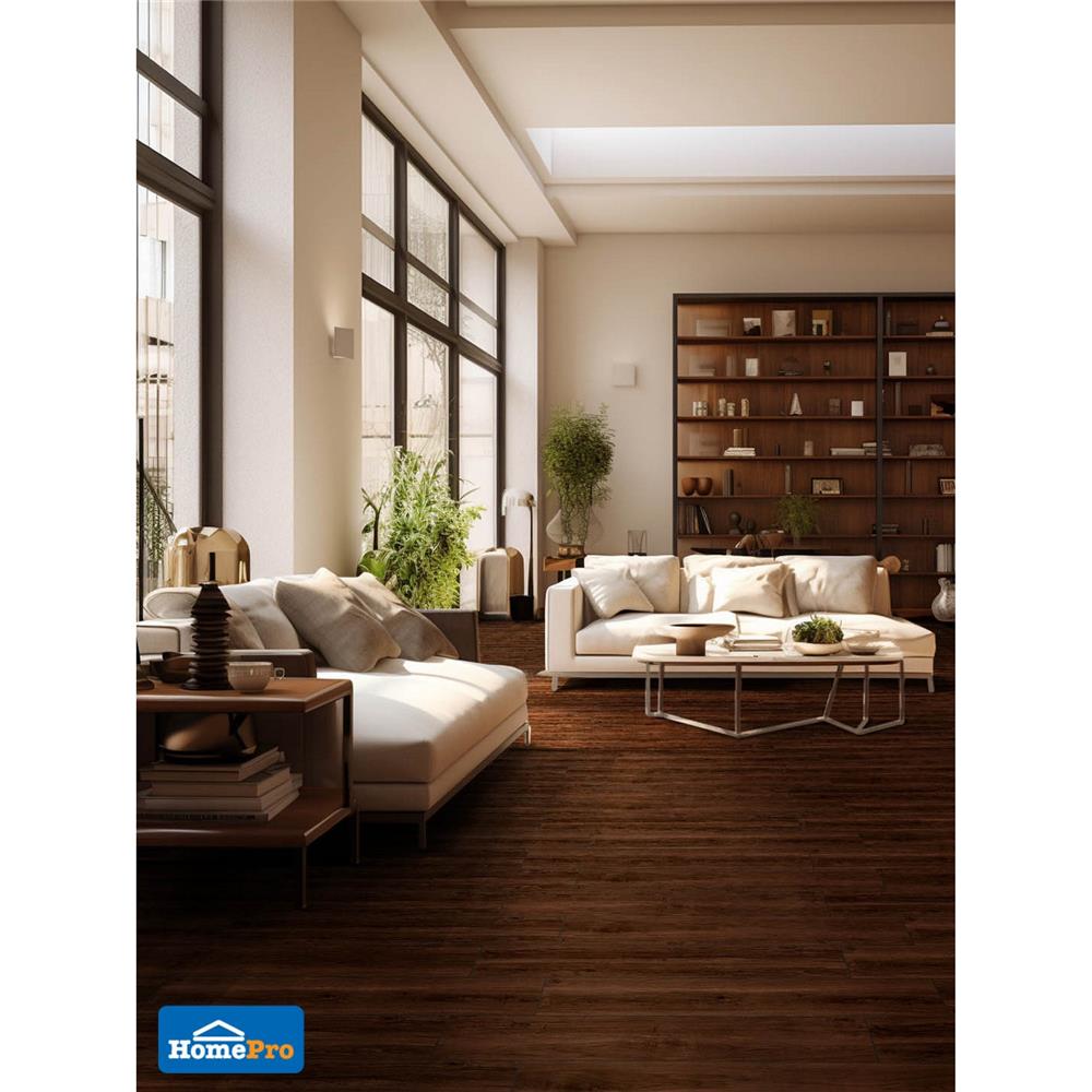 กระเบื้องพื้น 15x90 ซม. TARA ซิดนีย์ น้ำตาล A 1.215 ตร.ม.