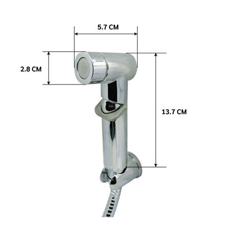 สายฉีดชำระครบชุด LUZERN RS-914 สีโครม_2