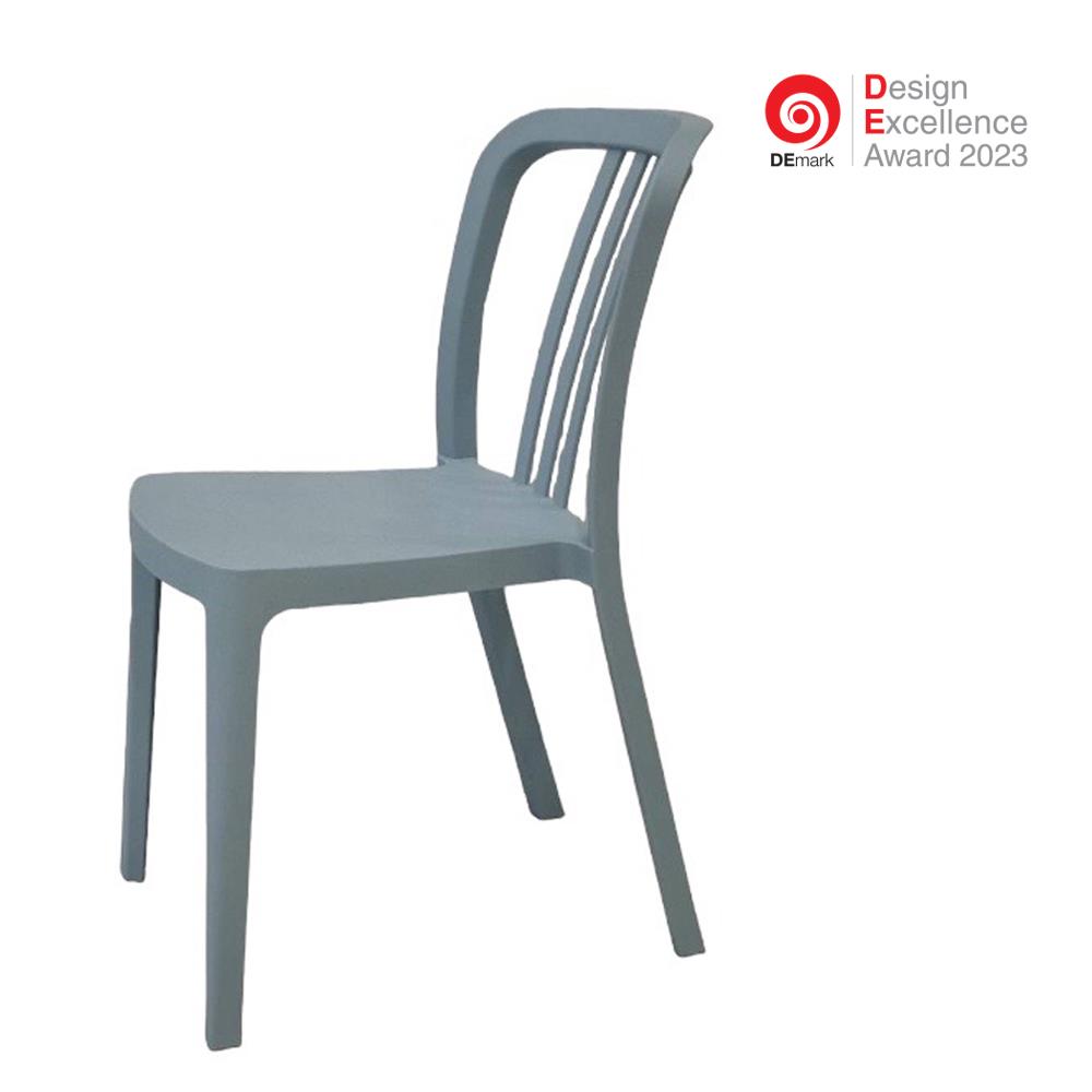 เก้าอี้พลาสติก SPRING SATURN สีเทา