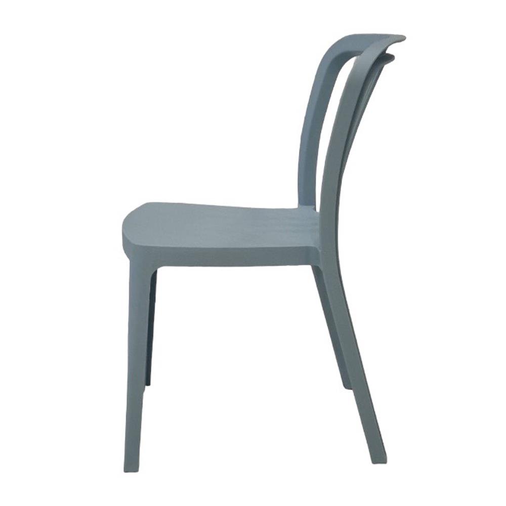 เก้าอี้พลาสติก SPRING SATURN สีเทา