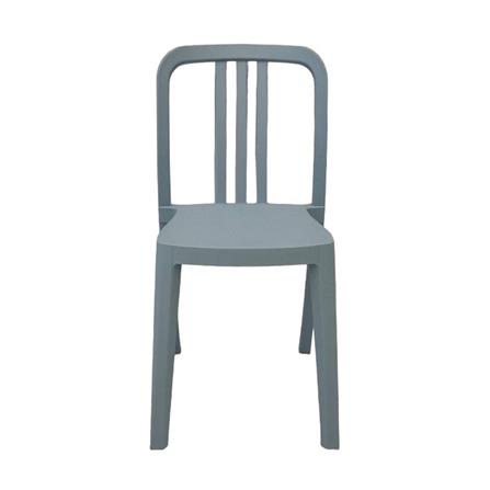 เก้าอี้พลาสติก SPRING SATURN สีเทา_1