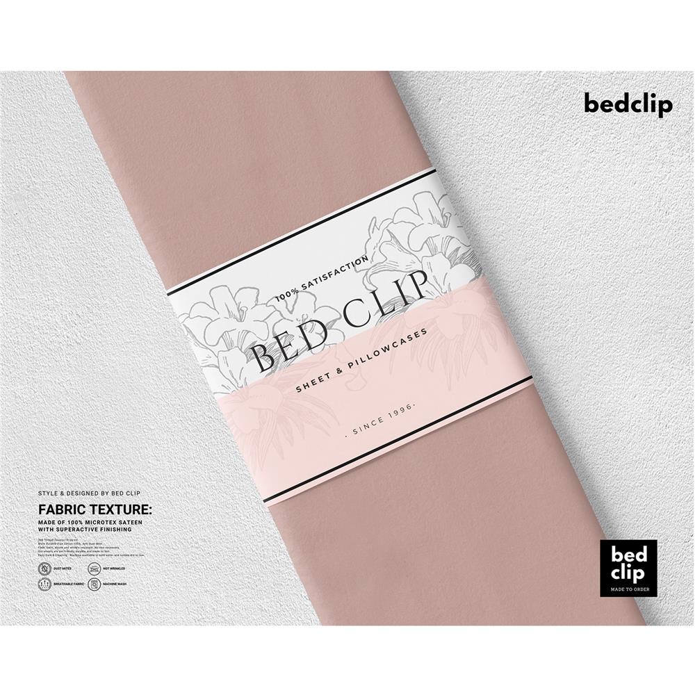 ปลอกผ้านวม BED CLIP MICROTEX 110X100 นิ้ว สี M08