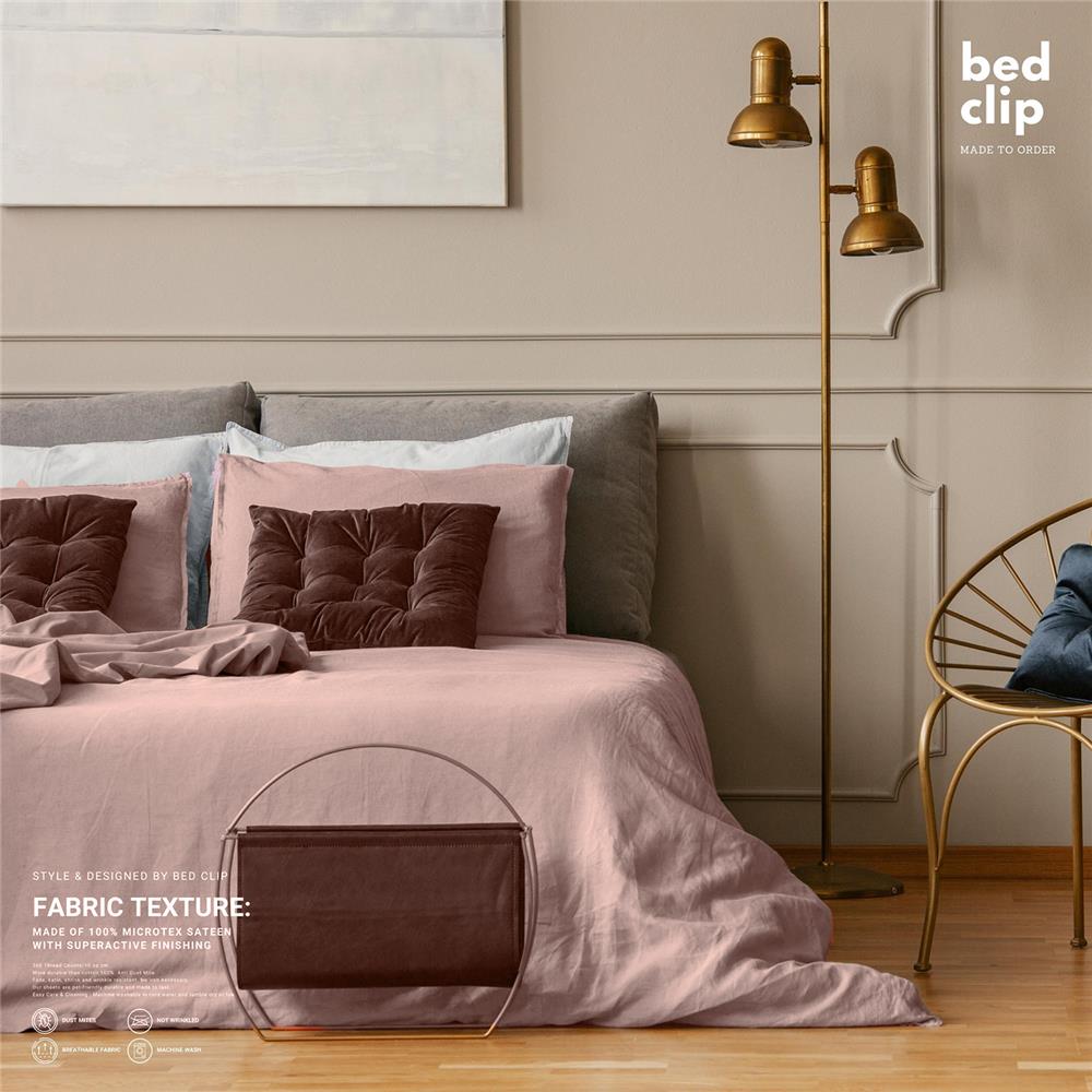 ปลอกผ้านวม BED CLIP MICROTEX 110X100 นิ้ว สี M08