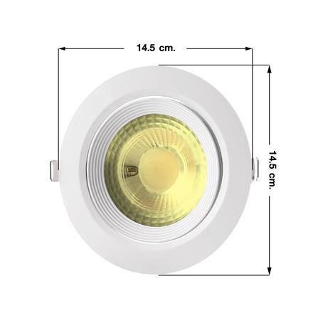 ดาวน์ไลท์ LED EVE 201408 4 นิ้ว 12 วัตต์ WARM WHITE สีขาว_4