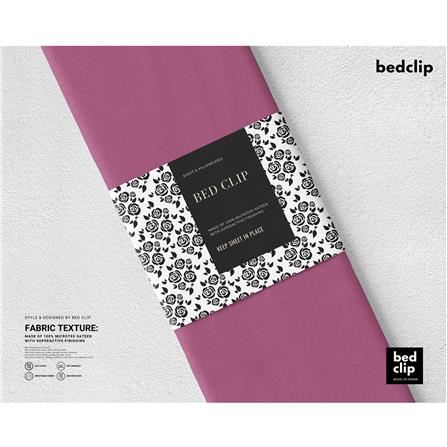 ปลอกผ้านวม BED CLIP MICROTEX 110X100 นิ้ว สี DARK PINK_1