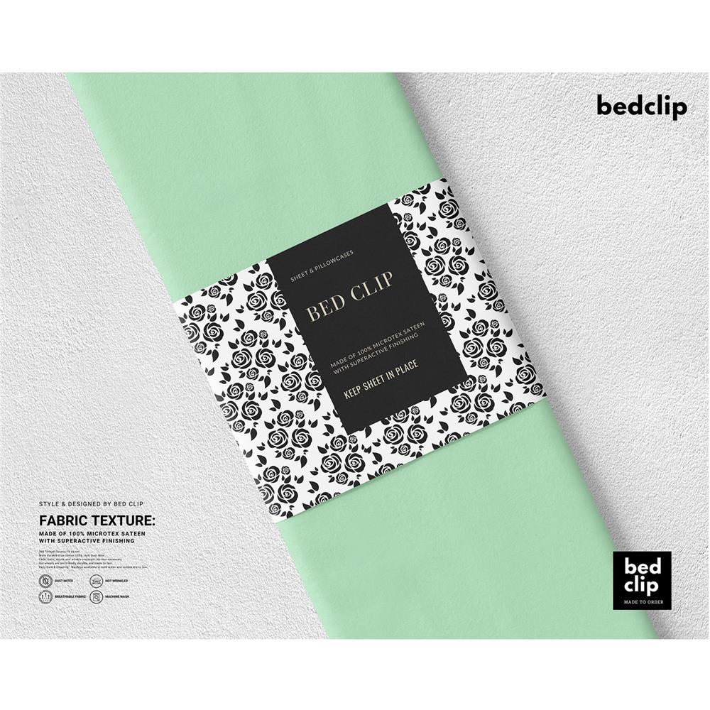 ปลอกผ้านวม BED CLIP MICROTEX 110X100 นิ้ว สี M03