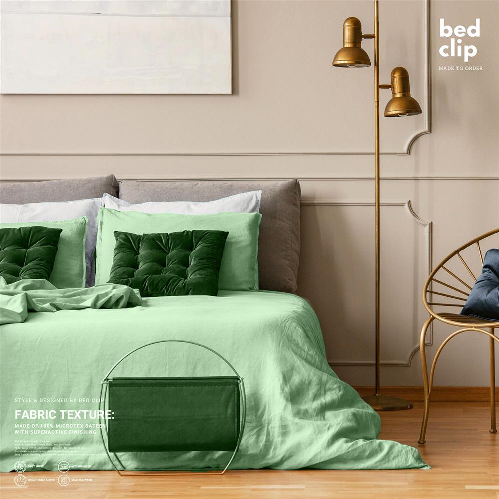 ปลอกผ้านวม BED CLIP MICROTEX 110X100 นิ้ว สี M03