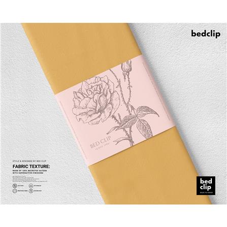 ปลอกผ้านวม BED CLIP MICROTEX 100X80 นิ้ว สี YELLOW_1