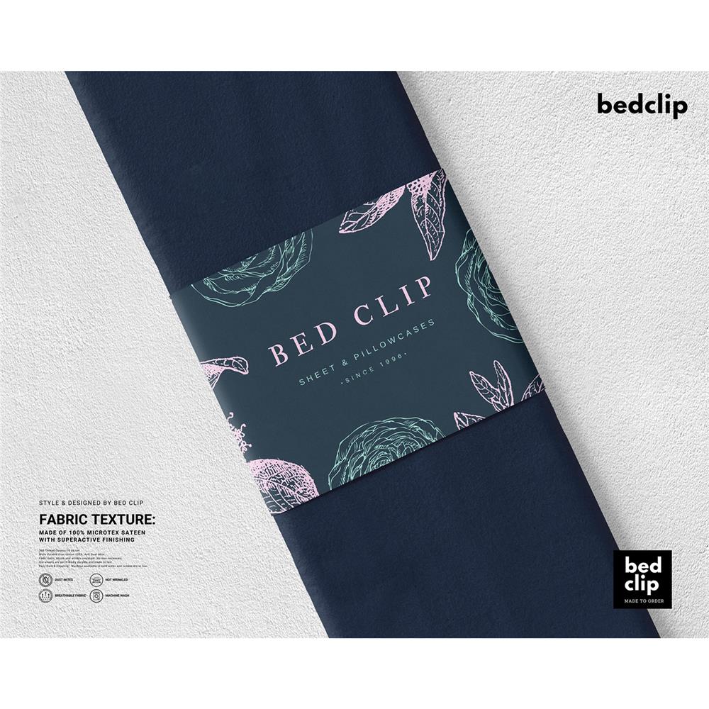 ปลอกผ้านวม BED CLIP MICROTEX 110X100 นิ้ว สี M11