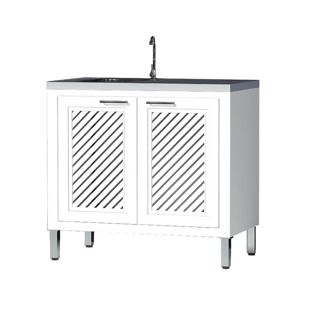 ตู้ตั้งพื้น CABIN HARPER 1 หลุม 1 ที่พัก 90x85 ซม. สีขาว