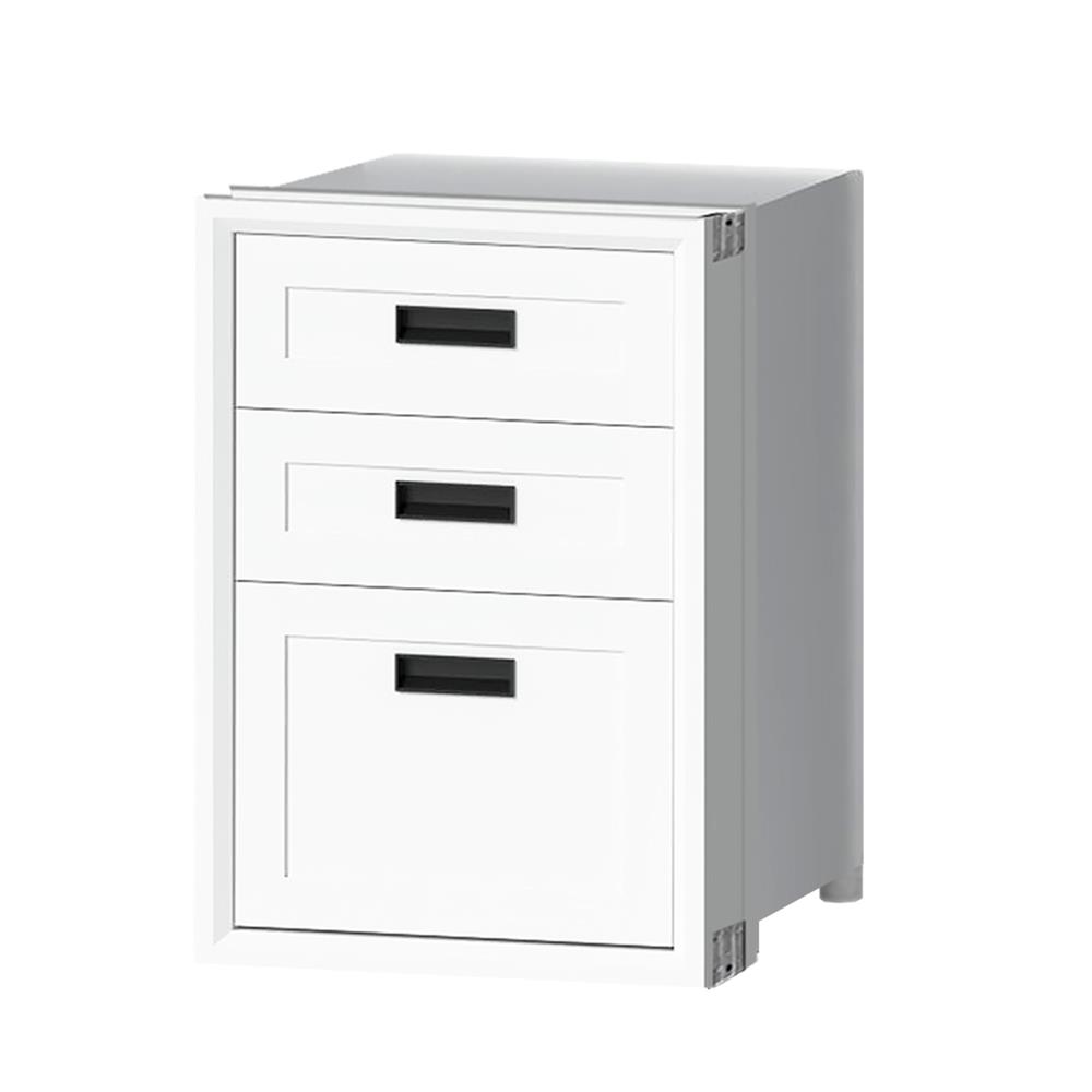 ตู้ลิ้นชัก 3 ชั้น CABIN HARPER 45.5x65.5 ซม. สีขาว