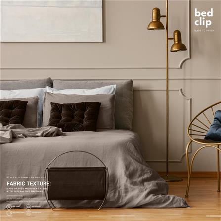 ปลอกผ้านวม BED CLIP MICROTEX 100X80 นิ้ว สี OVALTINE_3