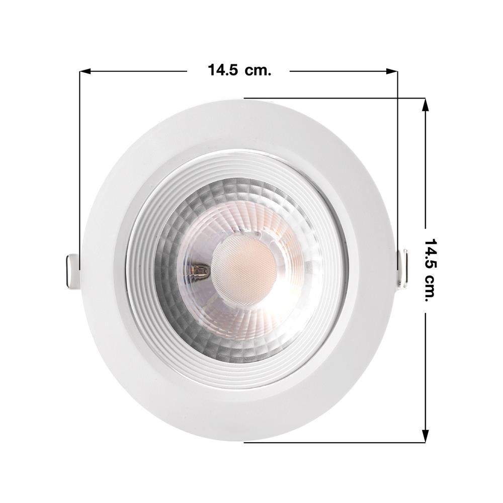 ดาวน์ไลท์ LED EVE 201408 4 นิ้ว 12 วัตต์ DAYLIGHT สีขาว