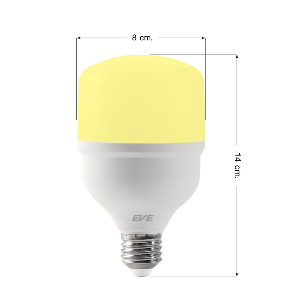หลอด LED EVE HIGHWATT SHOP 20 วัตต์ WARM WHITE E27