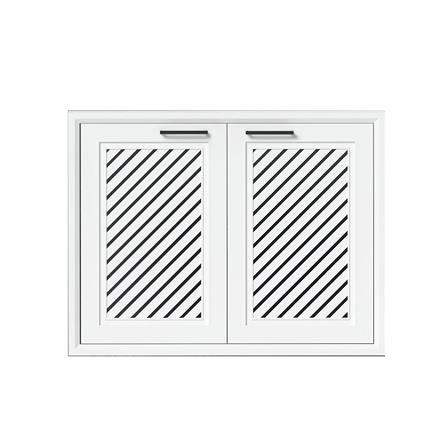 บานซิงค์คู่ CABIN HARPER 85.5x65.5 ซม. สีขาว