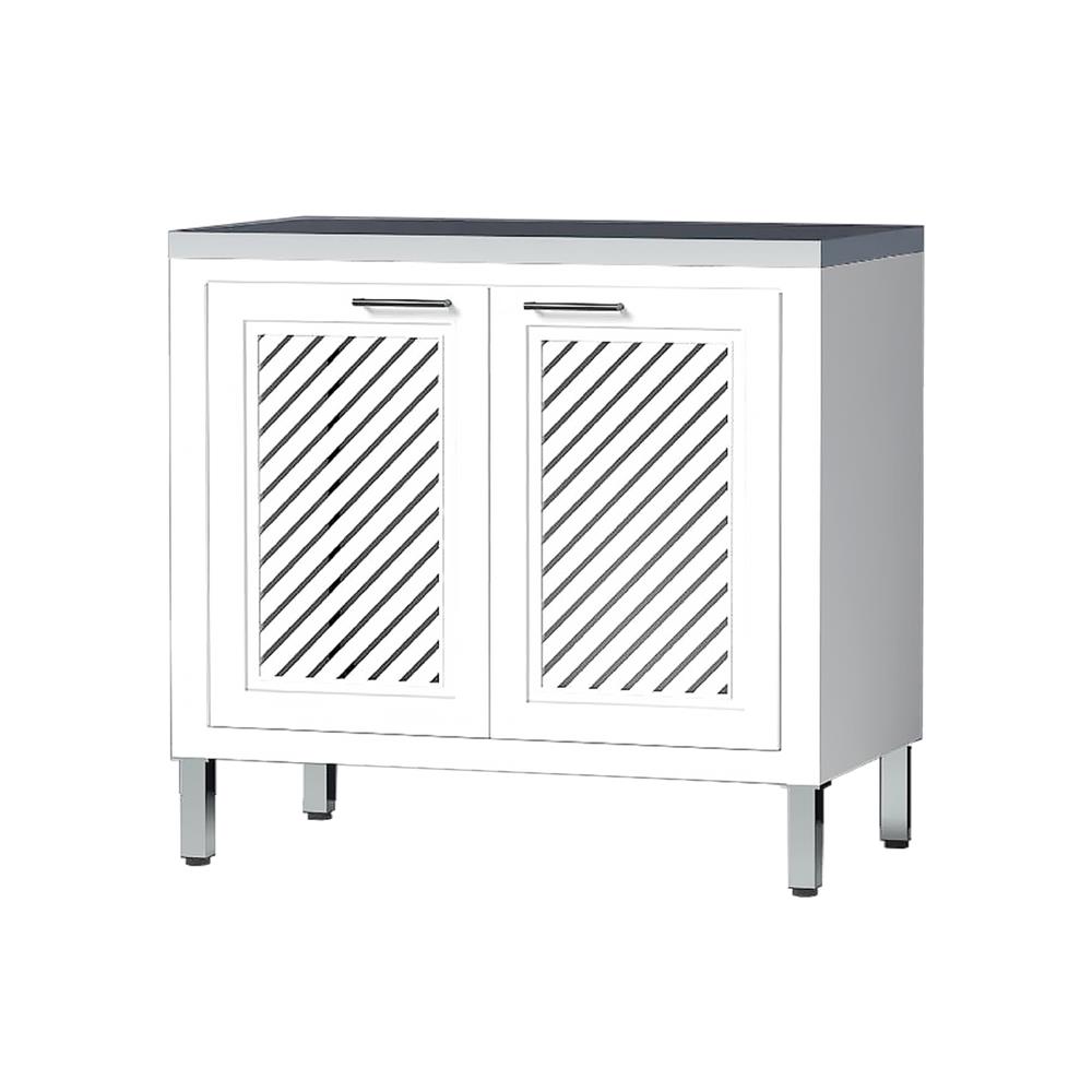 ตู้ตั้งพื้น CABIN HARPER ท็อปเรียบ 90x85 ซม. สีขาว