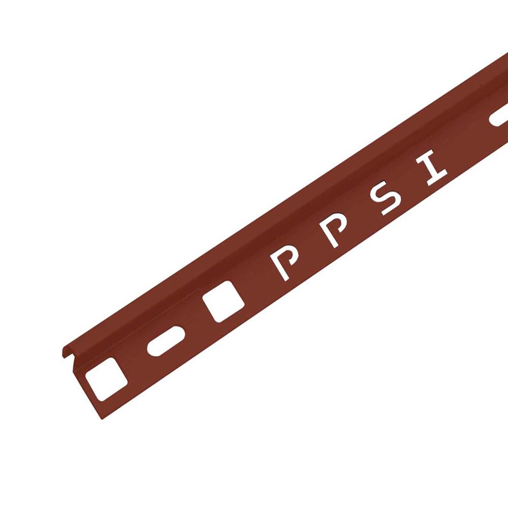 คิ้ว PVC โค้ง PPSI PCG 952068 9.5 มม. 2 ม. สีน้ำตาลอิฐ
