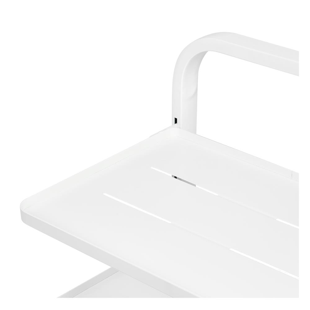 ชั้นวาง 5 ชั้น มีล้อ STACKO BRISK 35.5x30.7x103 ซม. สีขาว