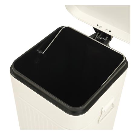 ถังขยะเหยียบเหลี่ยม ACCO META 12 ลิตร สีครีม_4